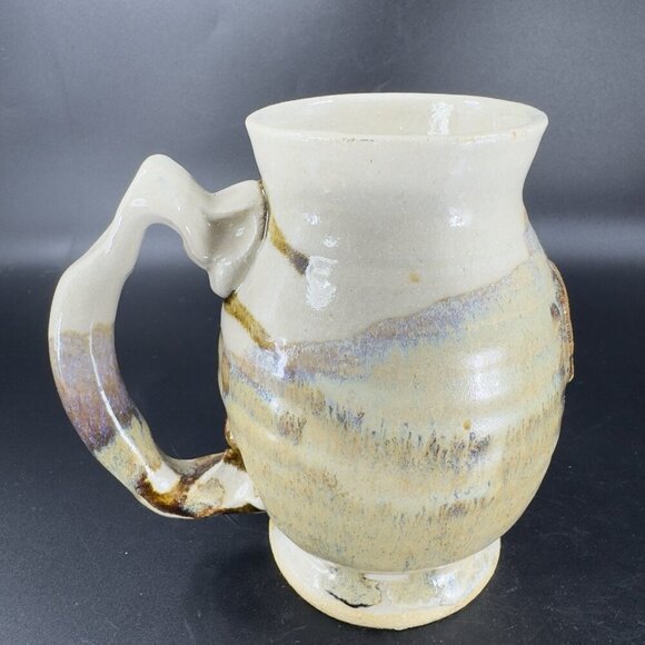 CONGDON WARD WALDEN Hand Made Pottery Stoneware Coffee Mug Cup Artist Signed - Picture 10 of 14